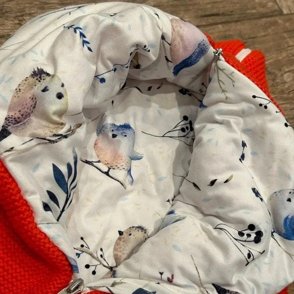 Cloud comfort baby sleeping bag/blanket red knit - Picture 4 of 7